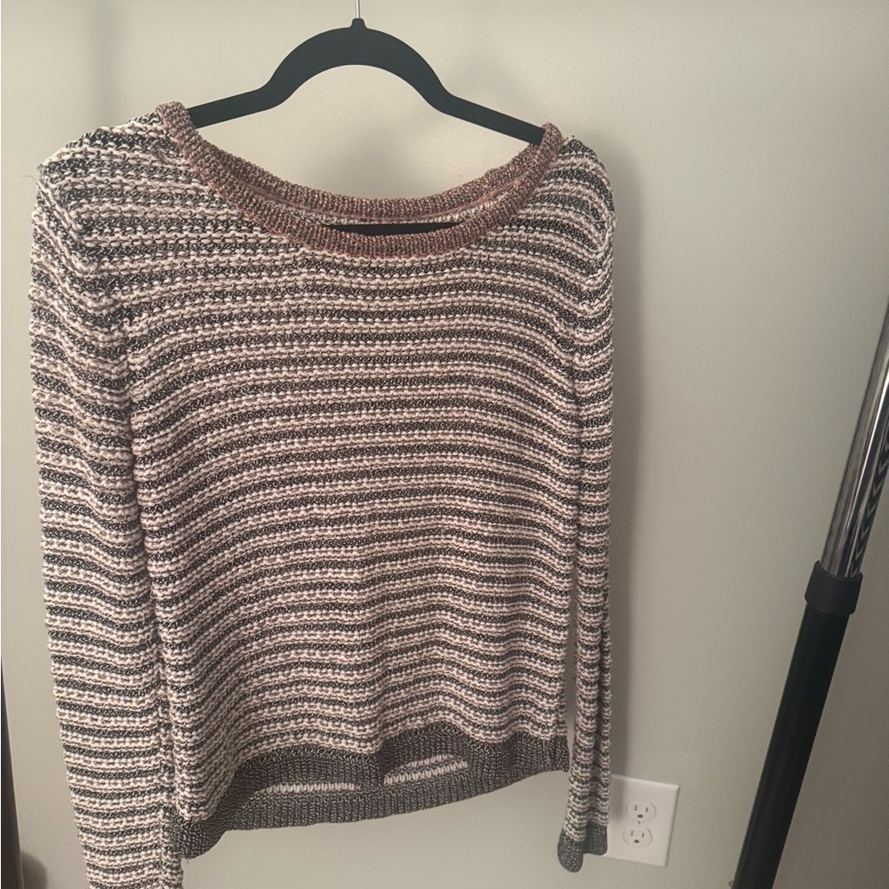 Women’s Rag & Bone Thick Knit Metallic Sweater Size M